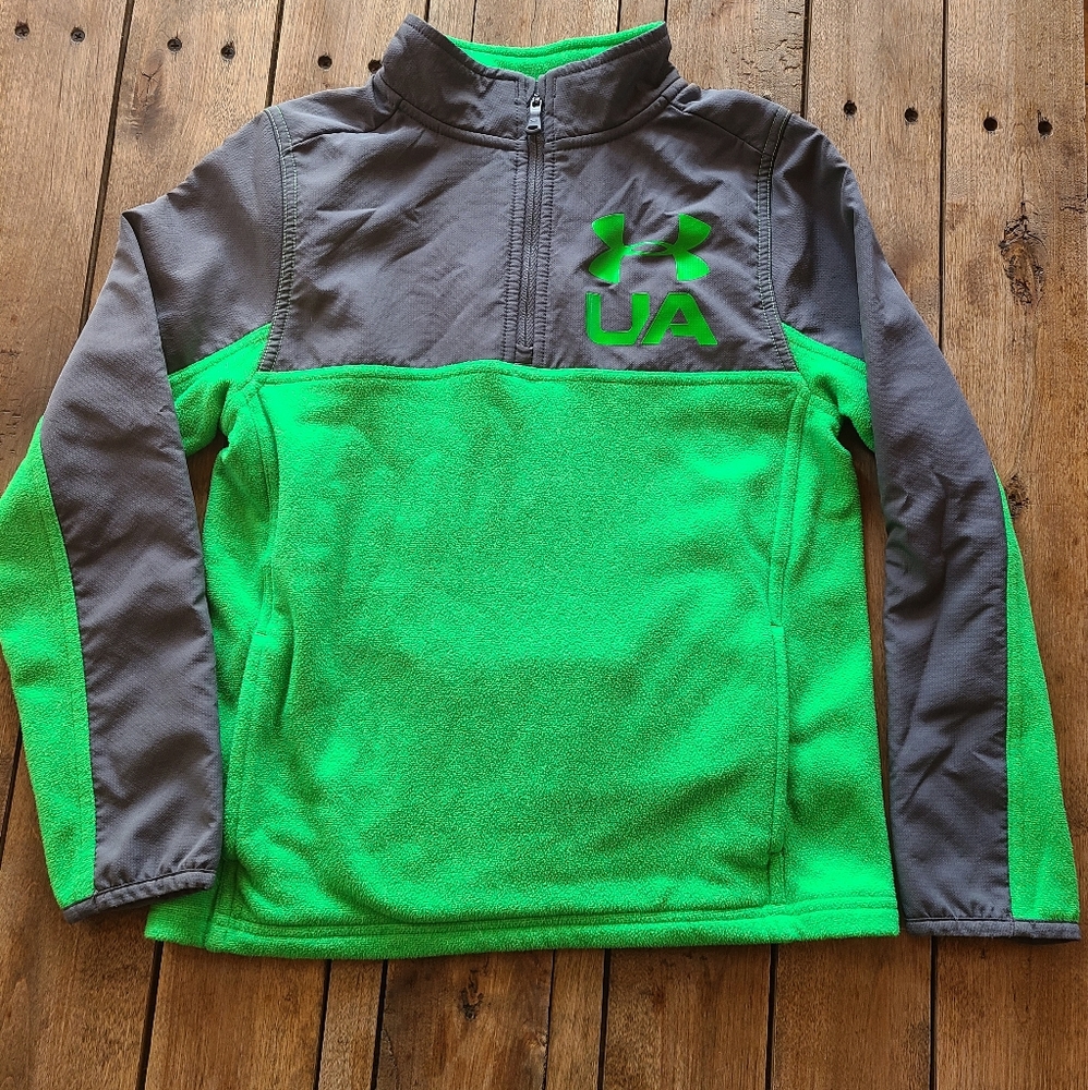 Under Armour ColdGear Pullover 1/4 Zip Up Size Youth Small
